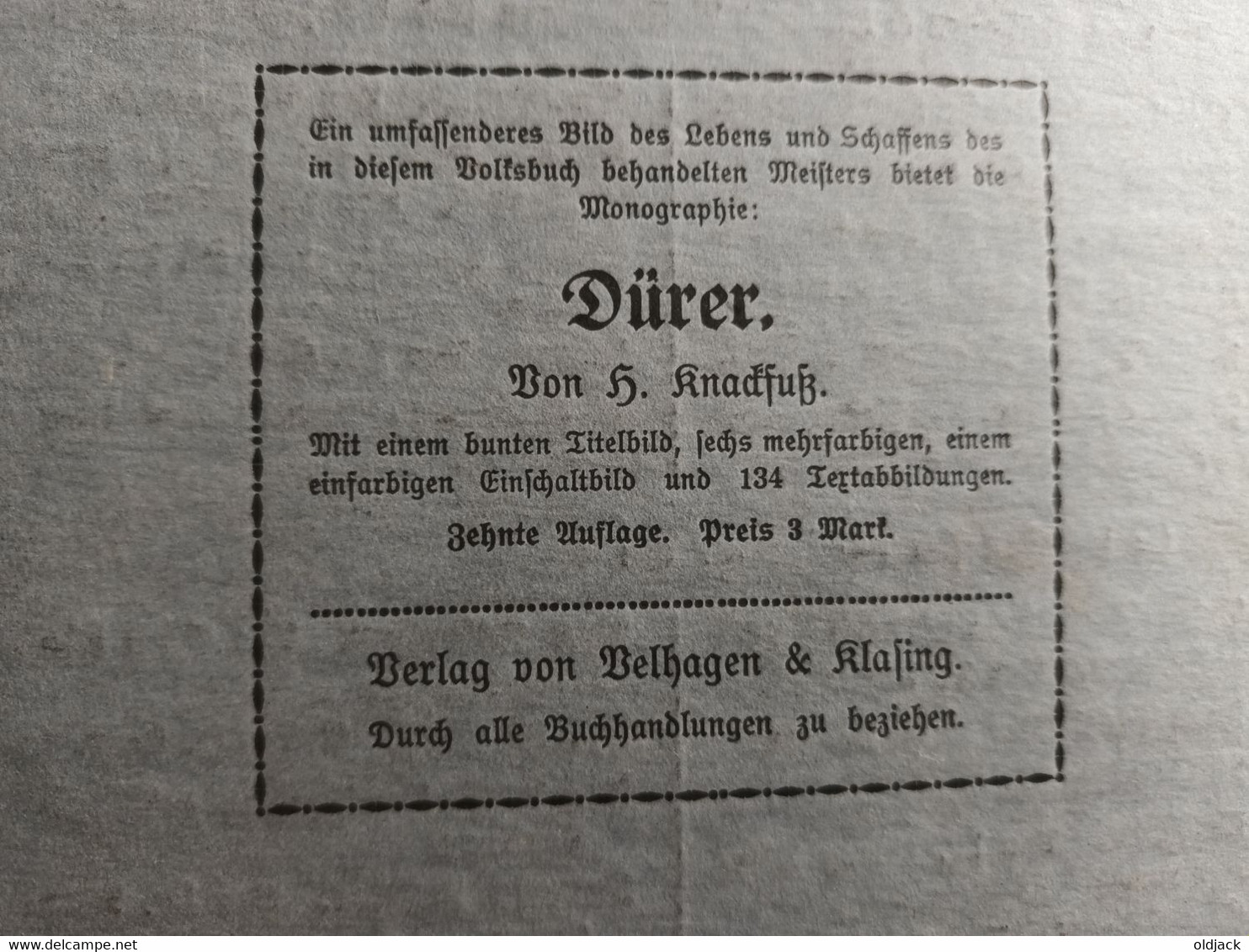 DÜRER   -  Broché ,nombreuses Gravures - 32 Pages- 1911 (R16) - Pittura & Scultura