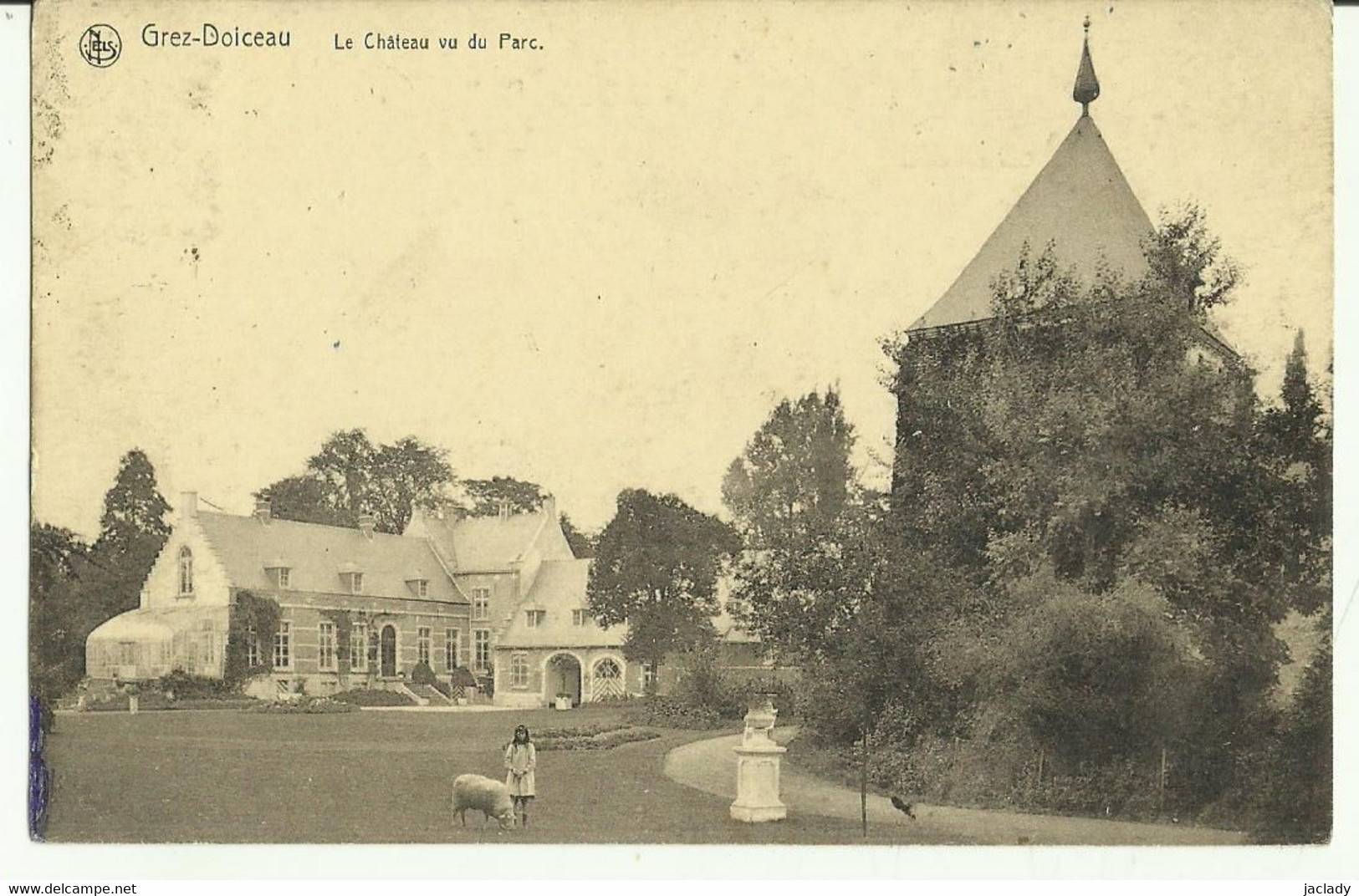 Grez - Doiceau -- Le Château Vu Du Parc.    (2 Scans) - Graven