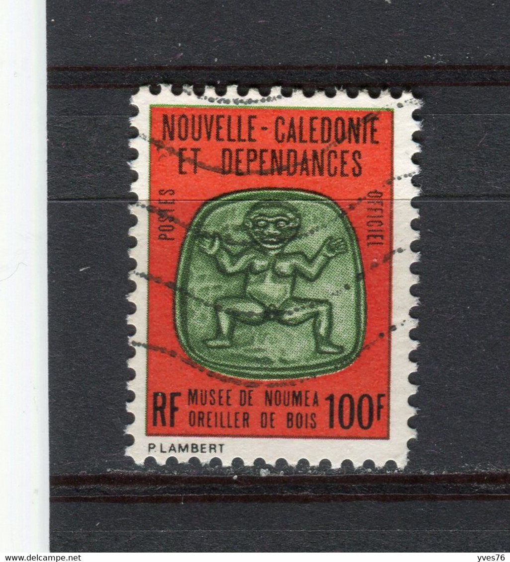 NOUVELLE-CALEDONIE - Y&T Service N° 29° - Oreiller De Bois - Service