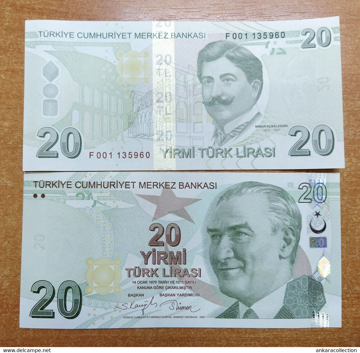 AC - TURKEY -  9th EMISSION 20 TL F 001 UNCIRCULATED - Turquie