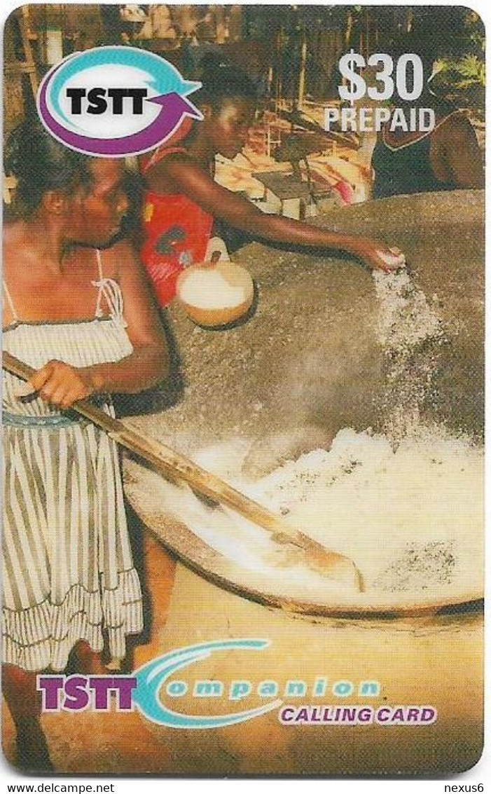 Trinidad & Tobago - TSTT (Prepaid) - Festive Cook-Up, Remote Mem. 30$, 1999, 50.000ex, Used - Trinidad En Tobago