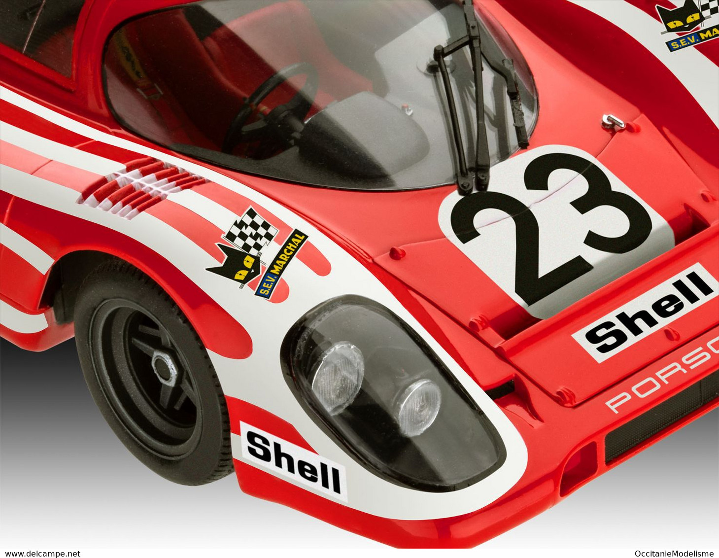Revell - PORSCHE 917K N°23 24H Le Mans Winner 1970 Maquette Kit Plastique Réf. 07709 Neuf NBO 1/24 - Auto's
