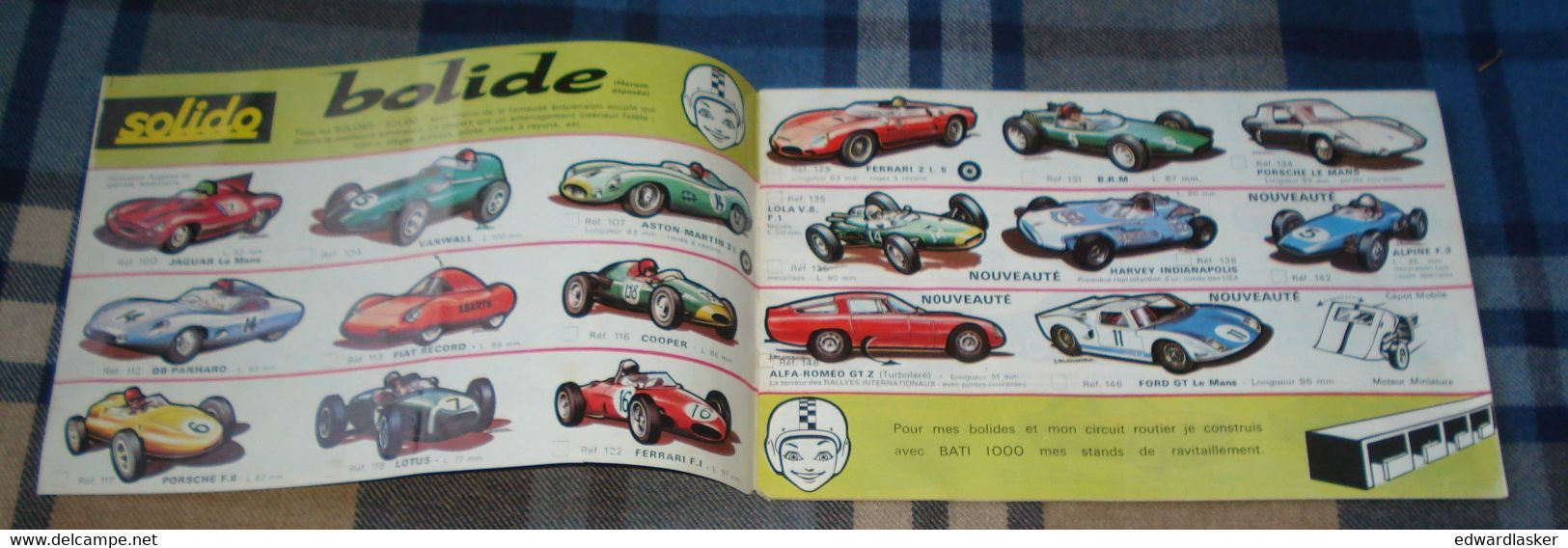 Catalogue SOLIDO 1966 - Voitures Miniatures - Catalogues