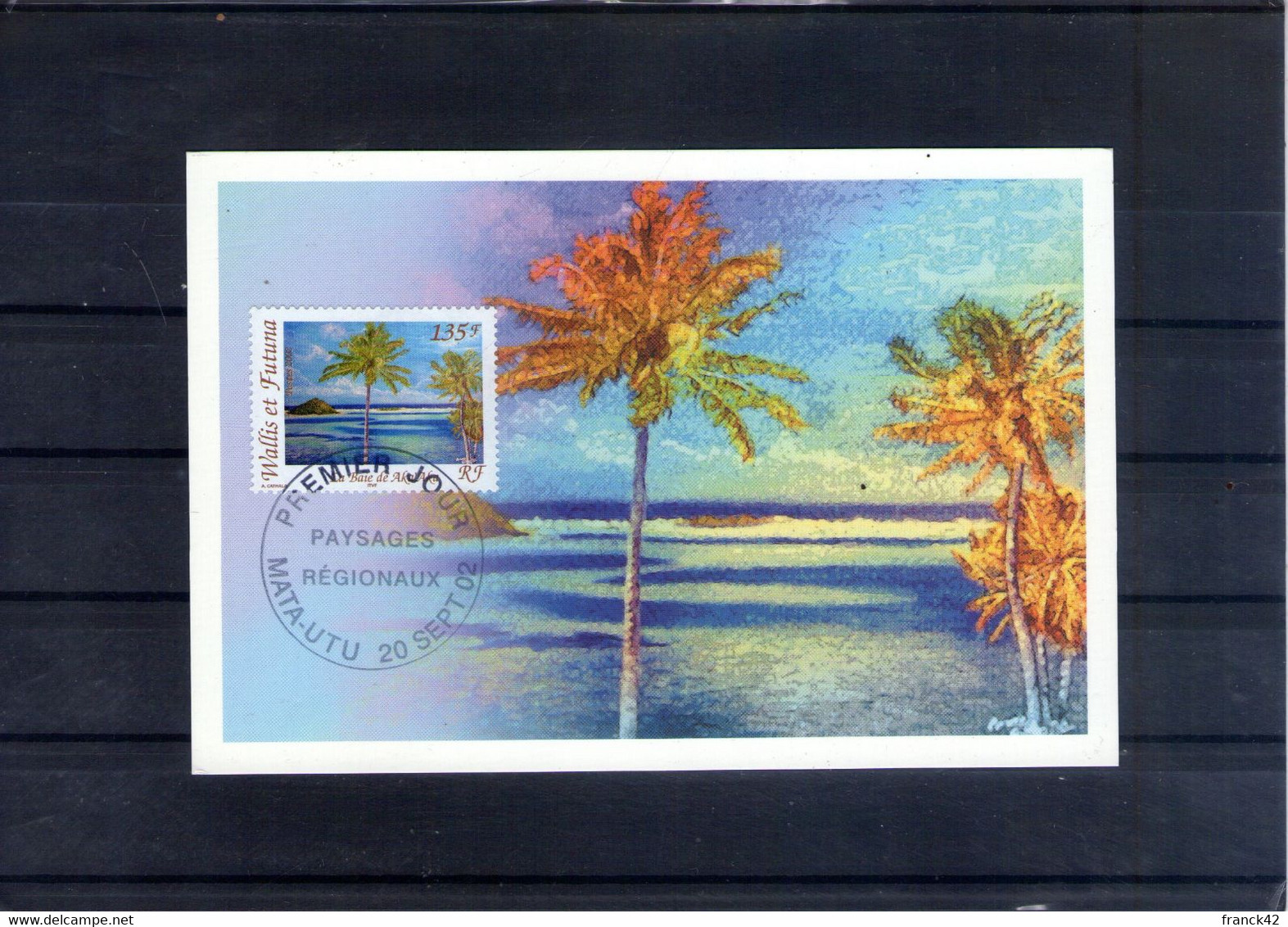 Wallis Et Futuna. Carte Maximum. Paysages Régionaux. 20/09/2002 - Tarjetas – Máxima