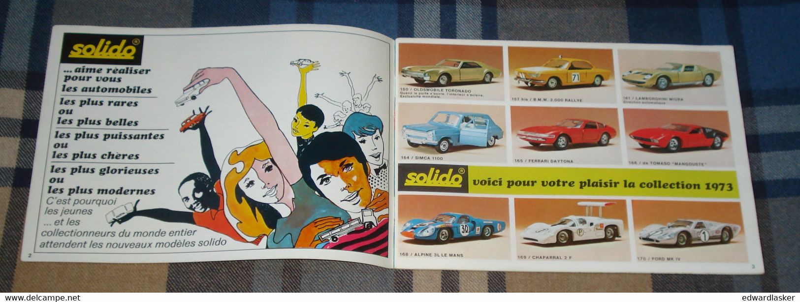 Catalogue SOLIDO 1973 - Voitures Miniatures - 32 Pages Sans Mention - Catalogues & Prospectus