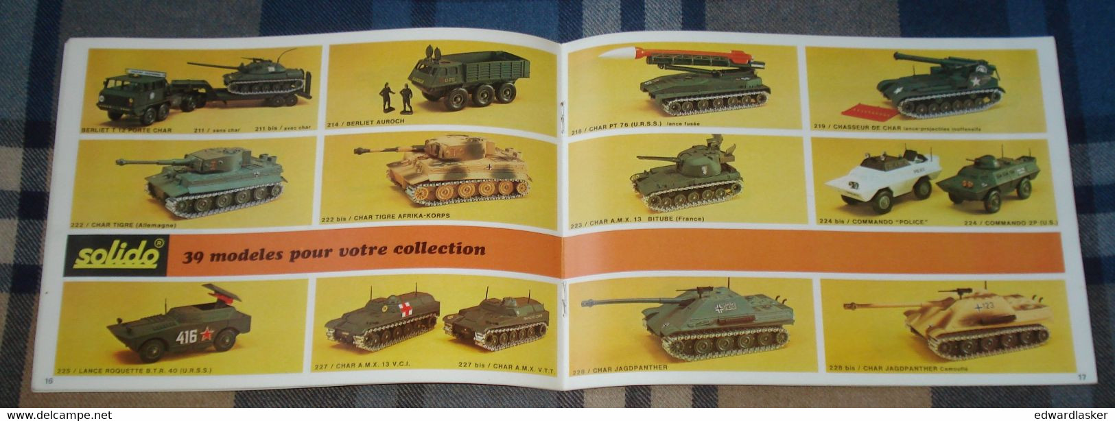 Catalogue SOLIDO 1973 - Voitures Miniatures - 32 Pages Sans Mention - Catálogos