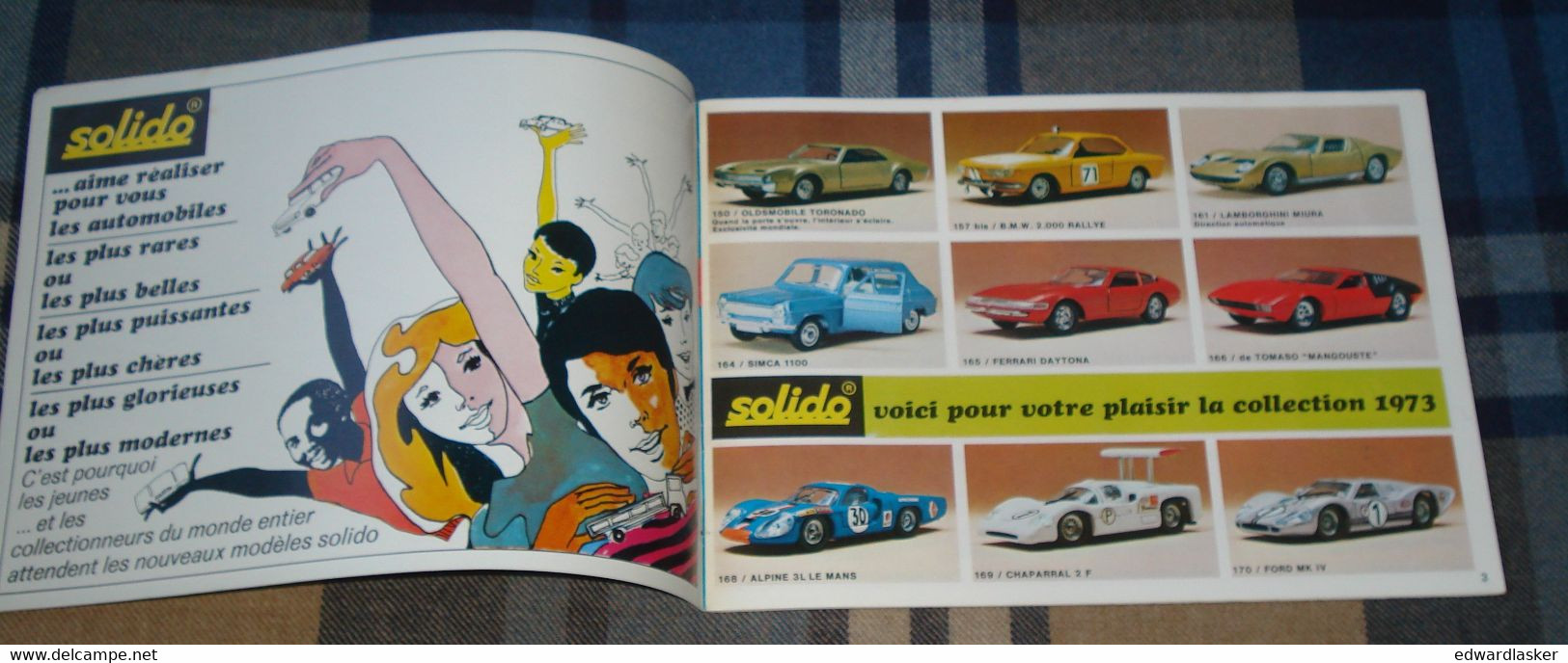 Catalogue SOLIDO 1973 - Voitures Miniatures - 32 Pages Avec Mention - Catalogues & Prospectus