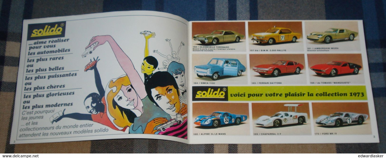 Catalogue SOLIDO 1973 - Voitures Miniatures - 24 Pages Avec Mention - Catalogues