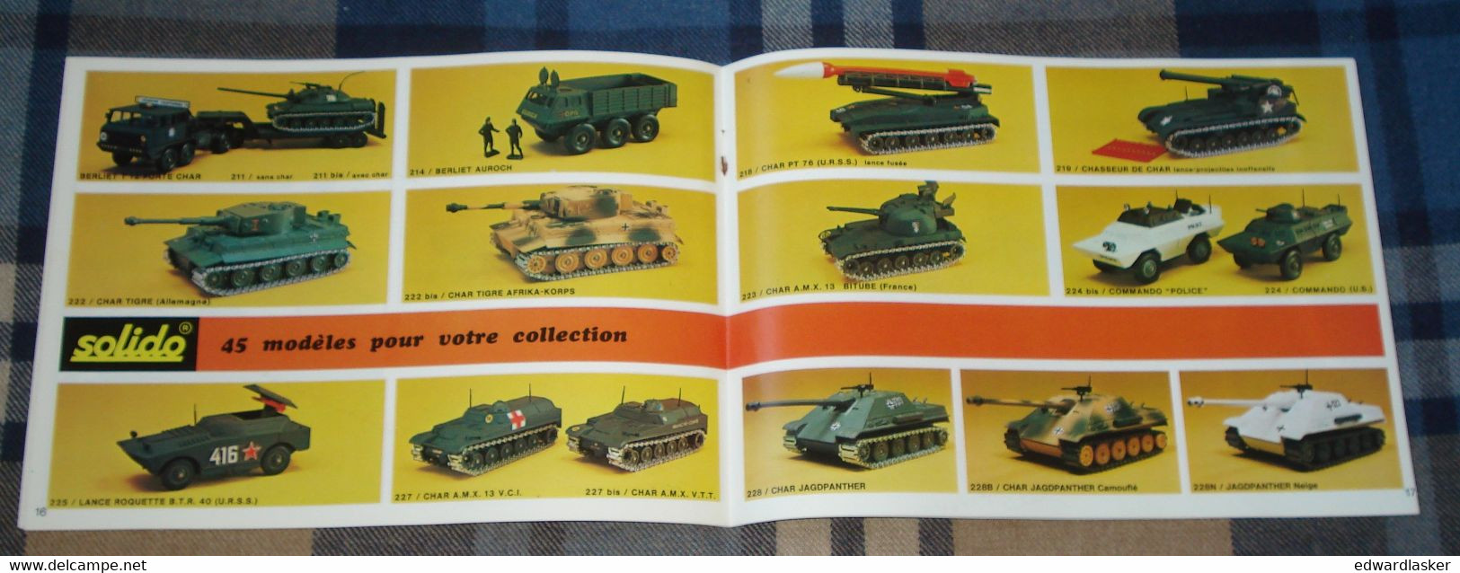 Catalogue SOLIDO 1974 - Voitures Miniatures - 32 Pages - Catalogues