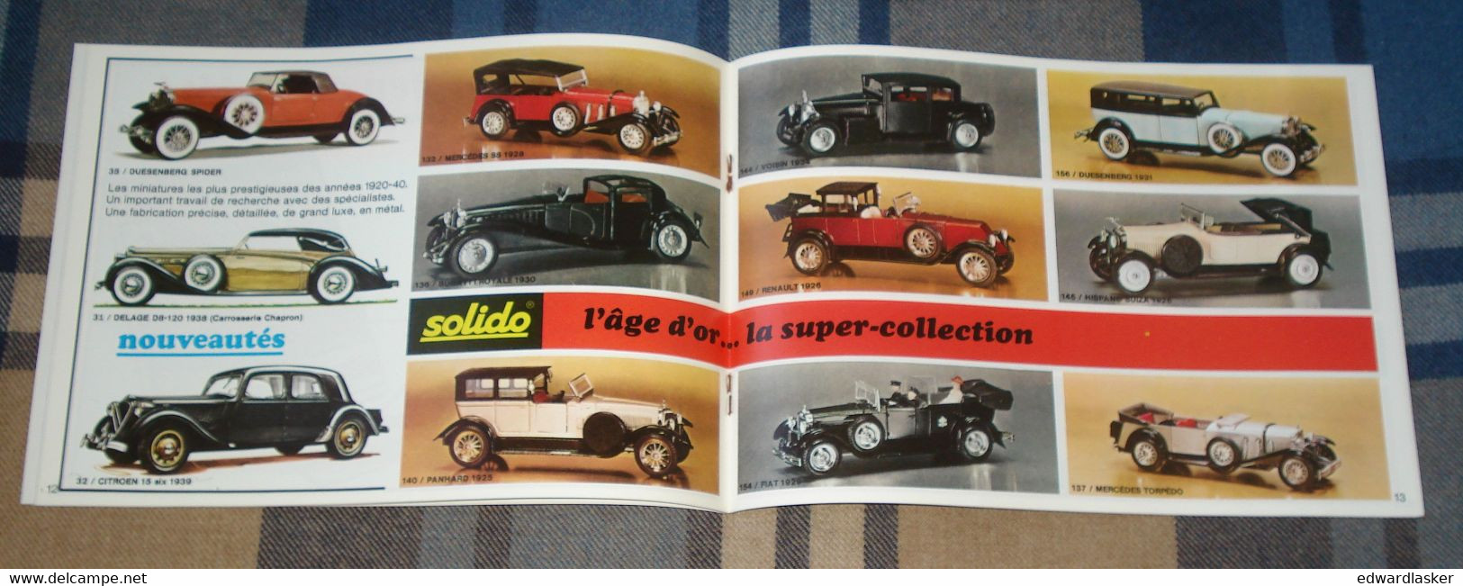 Catalogue SOLIDO 1975 - Voitures Miniatures - Catálogos