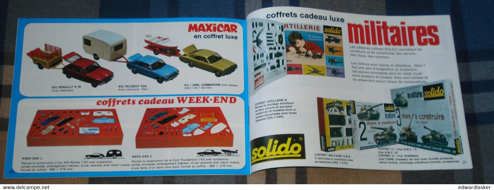 Catalogue SOLIDO 1975 - Voitures Miniatures - Catálogos