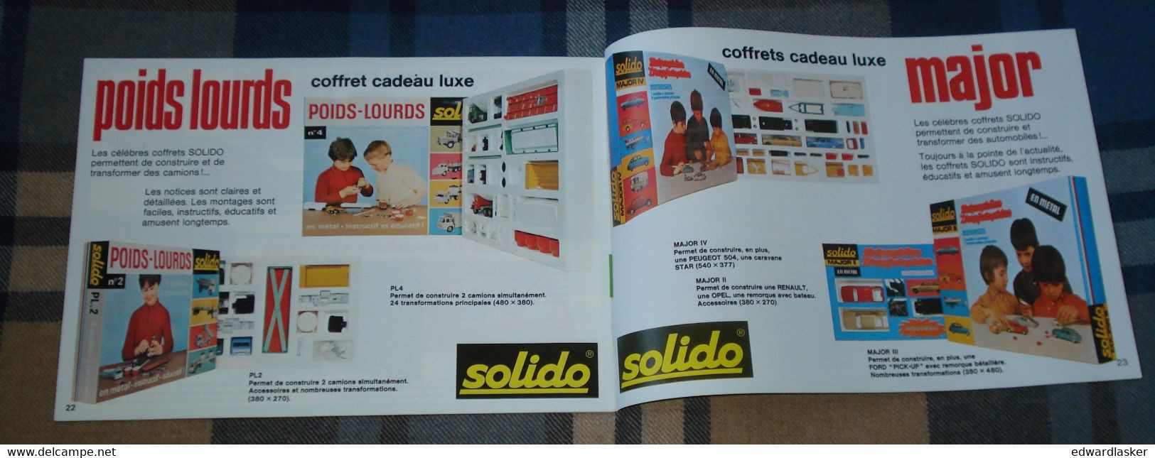 Catalogue SOLIDO 1975 - Voitures Miniatures - Catalogues