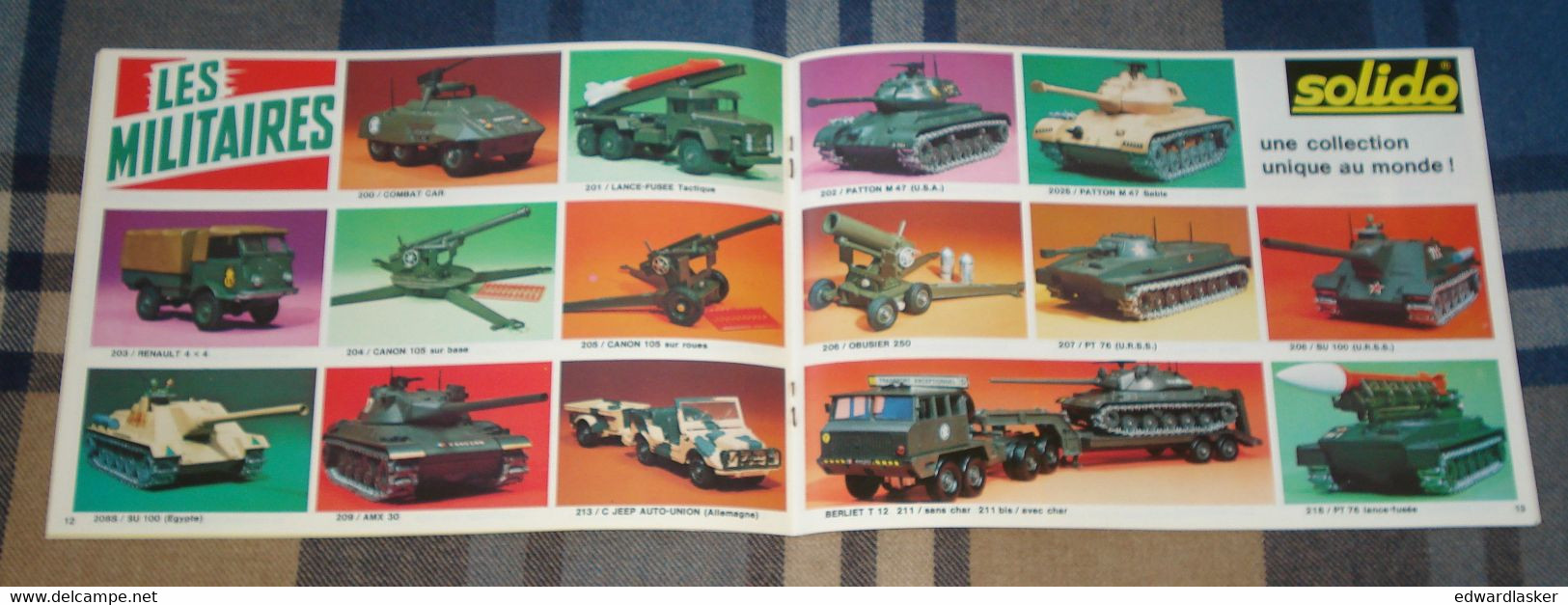 Catalogue SOLIDO 1976 - Voitures Miniatures - Catalogi
