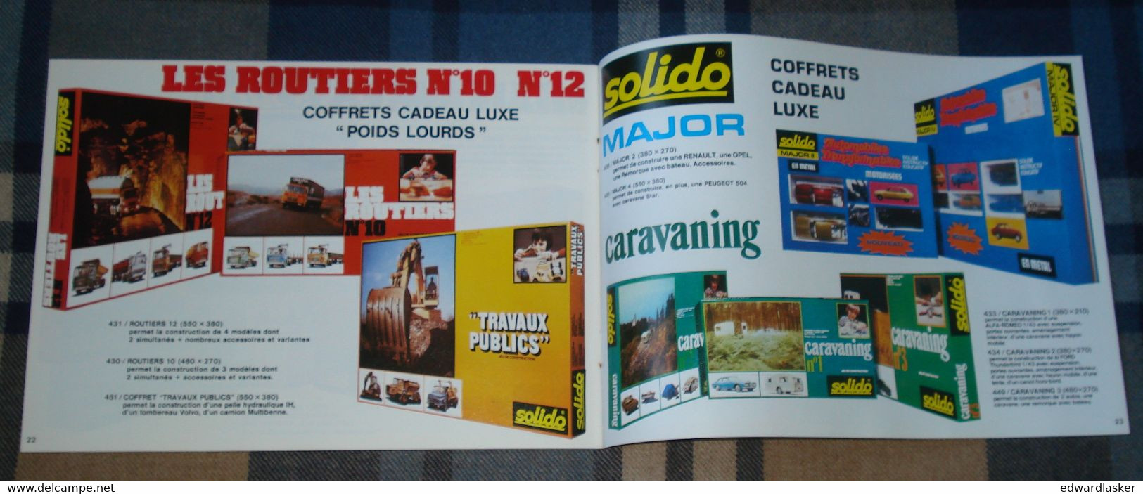 Catalogue SOLIDO 1977 - Voitures Miniatures - Catalogues & Prospectus