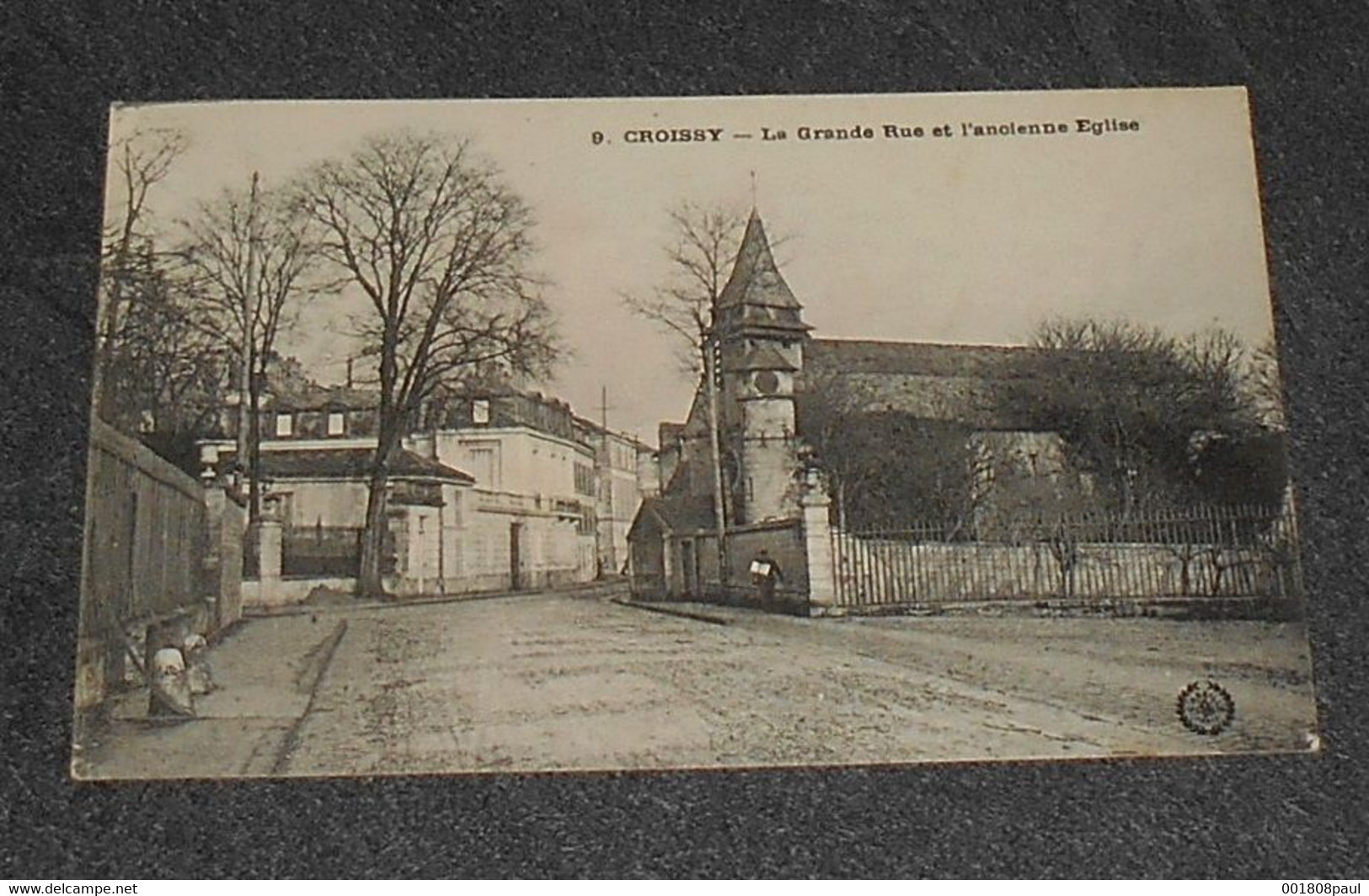 78 - Croissy - La Grande Rue Et L'ancienne Eglise ------------- Alb 3 - Croissy-sur-Seine