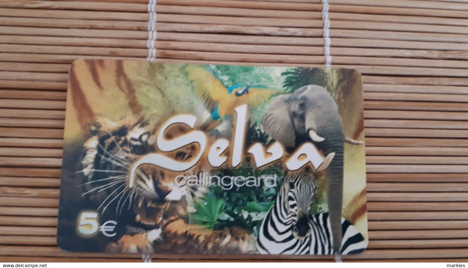 Animal Prepaidcard  Used - Selva