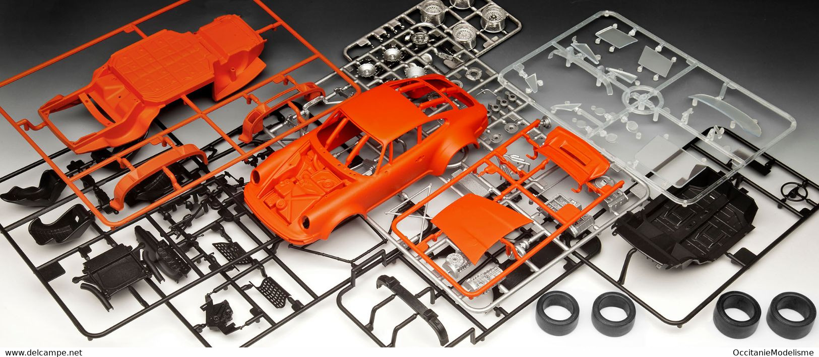 Revell - PORSCHE 934 RSR Jägermeister MotorSport + PEINTURES SET maquette kit plastique réf. 05669 Neuf NBO 1/24