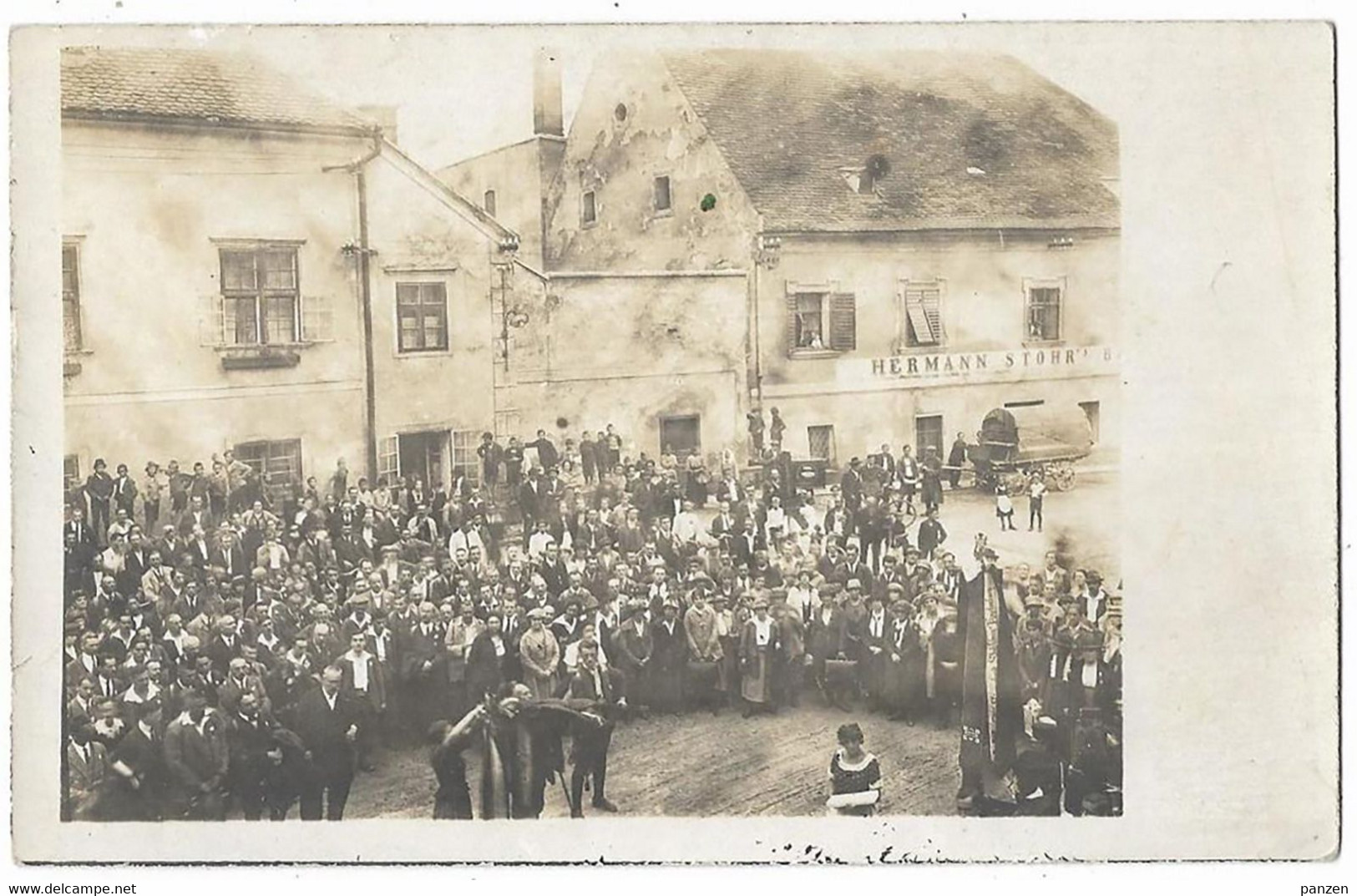 Austria 1920ca Kapfenberg City Procession Original Photo A.6 - Kapfenberg