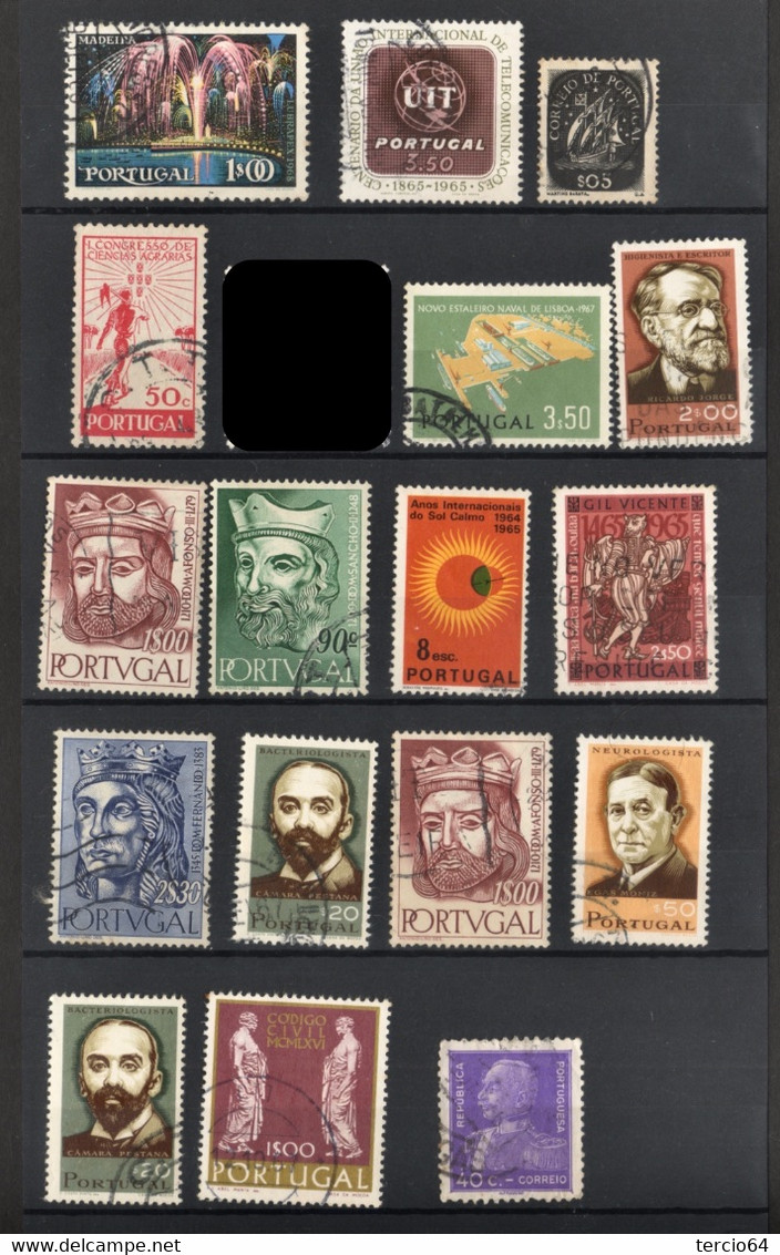 Lot Vrac Portugal 20 Timbres Cf Scan Pour Détail - Sonstige & Ohne Zuordnung