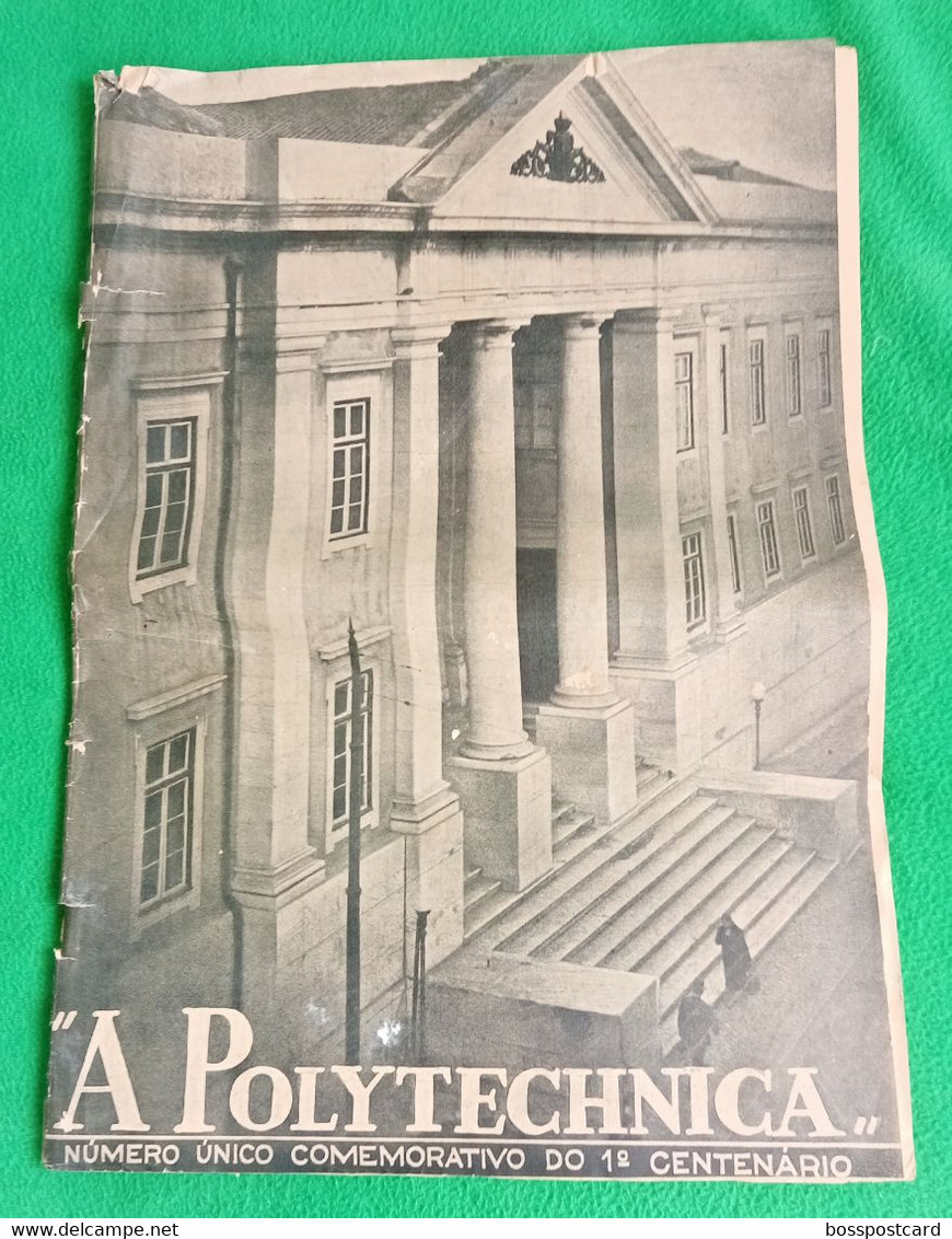 Lisboa - Revista "A Polytecchnica", Número Único Comemorativo Do 1º Centenário - Politécnica - Portugal (danificada) - Other & Unclassified