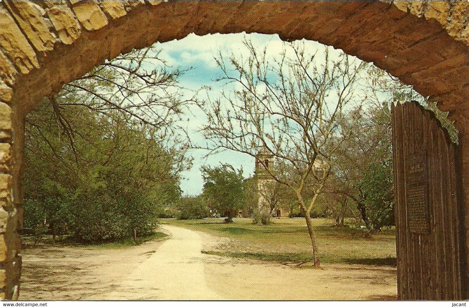 San Antonio - Texas - Entrance To San Jose Mission State Park - San Antonio