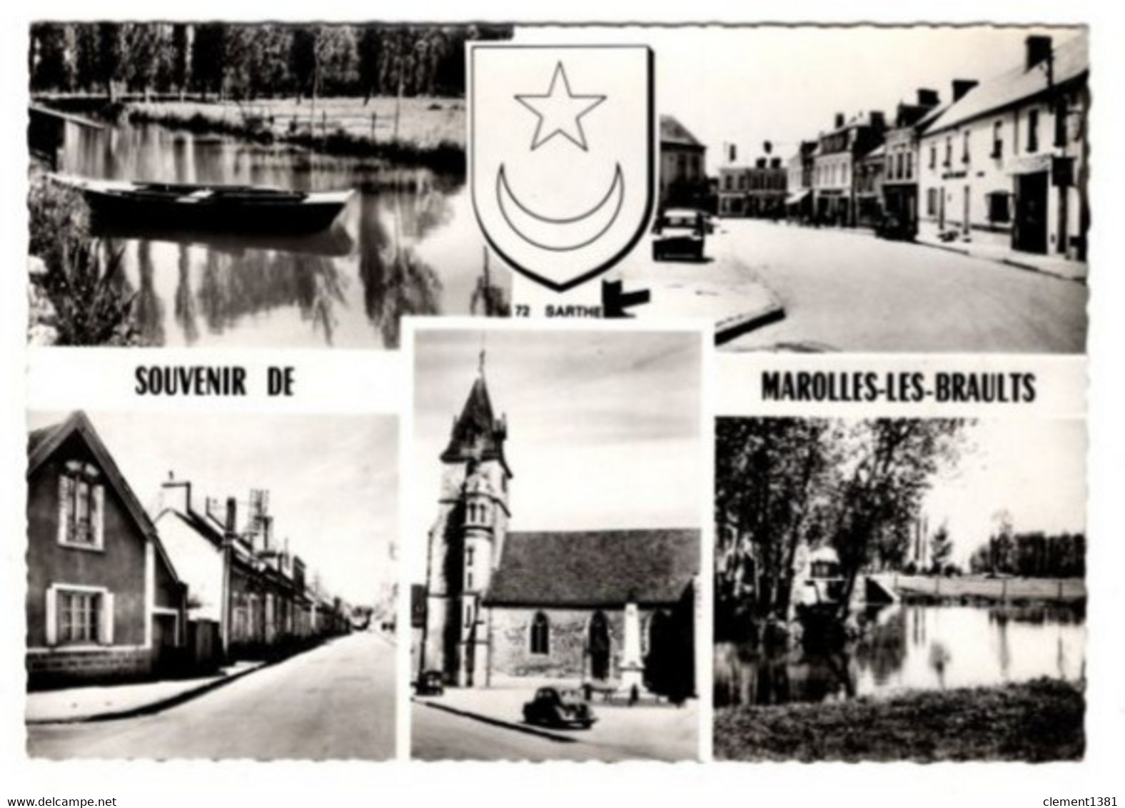 Souvenir De Marolles Les Braults Circulee En 1968 - Marolles-les-Braults