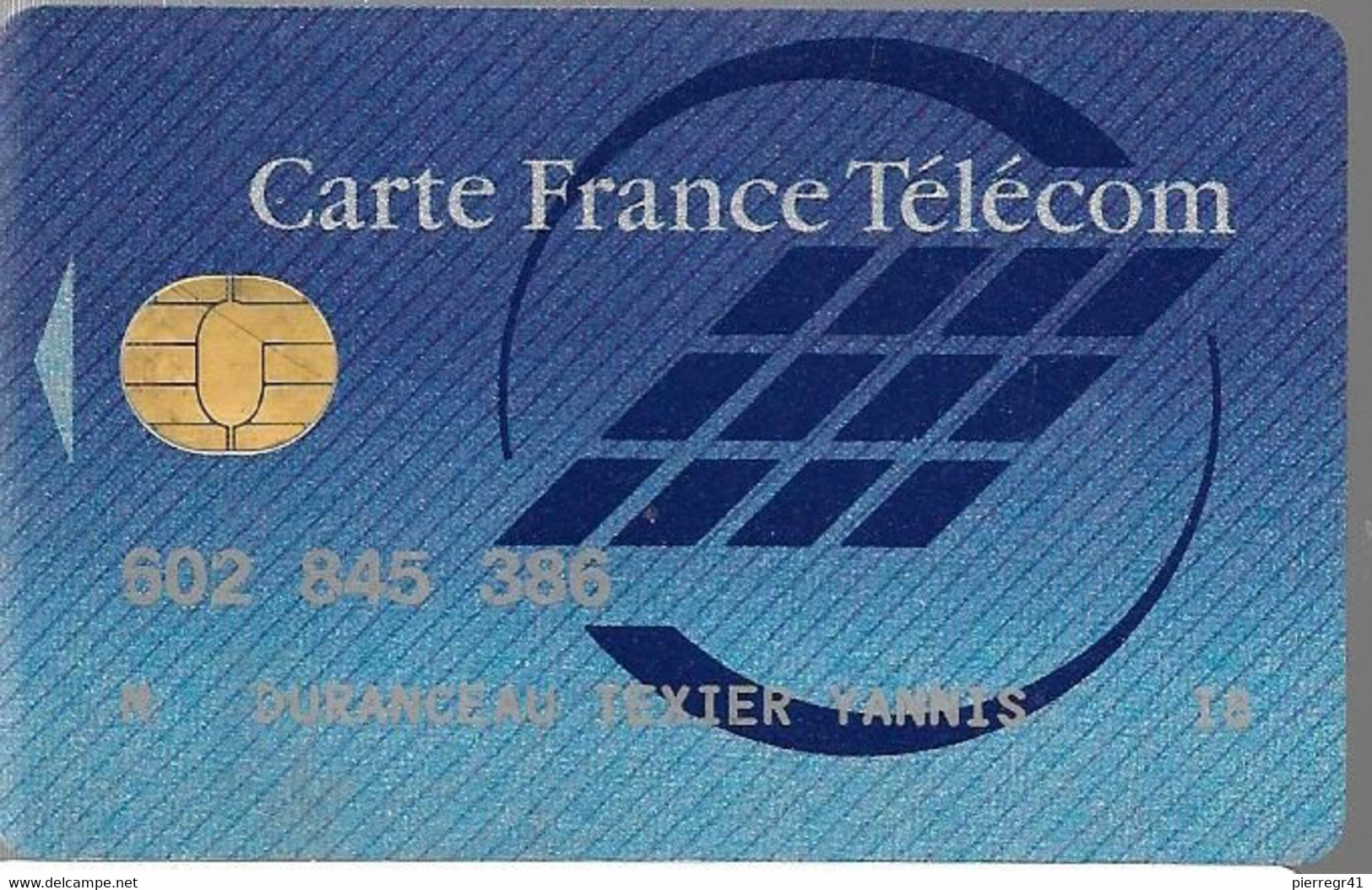 1-CARTE FRANCE TELECOM-PUCE SOL C-NATIONALE-SANS DATE-V°N°Vert En Bas A Gauche-TBE - Pastel