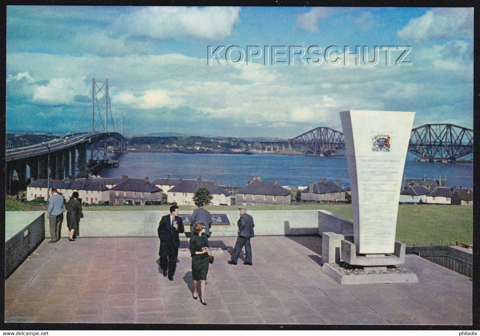 South Queensferry The Forth Bridges From Viewing Platform (N-131) - Fife