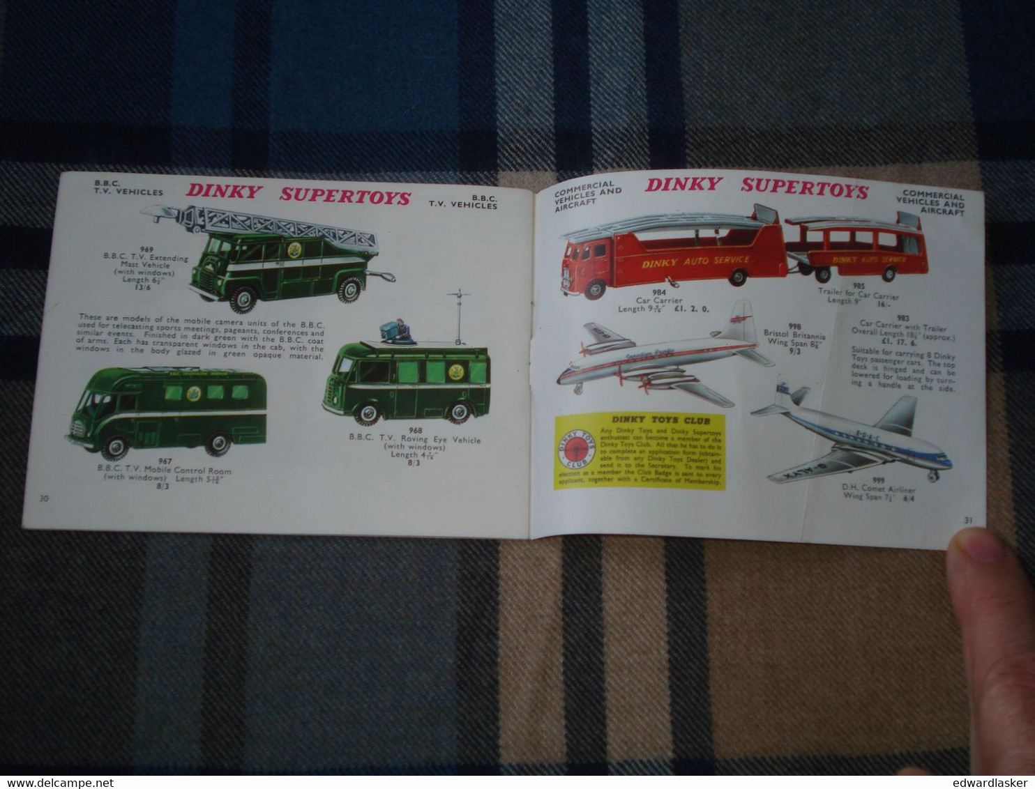 Catalogue Original DINKY TOYS 1960 - édition UK - Voitures Miniatures - Catálogos