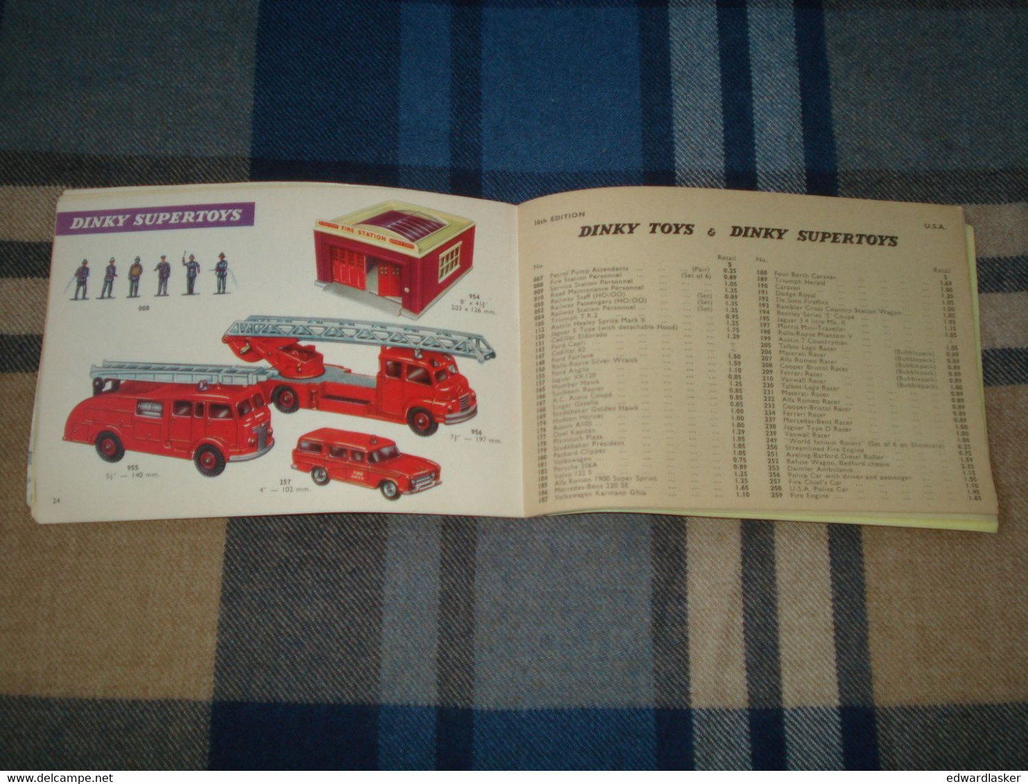 Catalogue Original DINKY TOYS 1962 - édition US - Voitures Miniatures - Catalogues