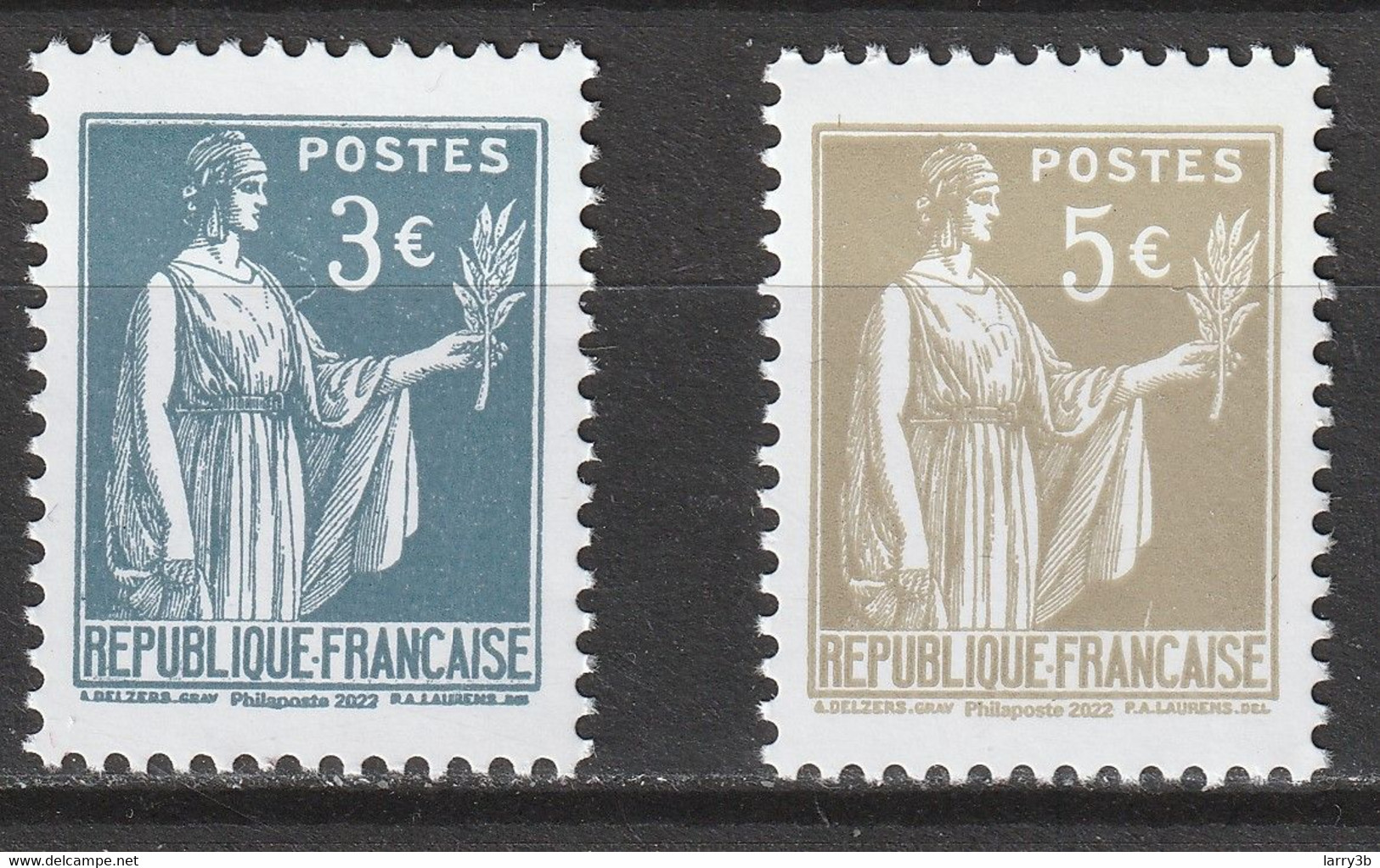 FRANCE 2022 TIMBRES "PAIX DE LAURENS 1932-2022"- EDITION SPECIALE - 75è SALON PHILATELIQUE D'AUTOMNE PARIS 2022 - NEUF - Nuevos