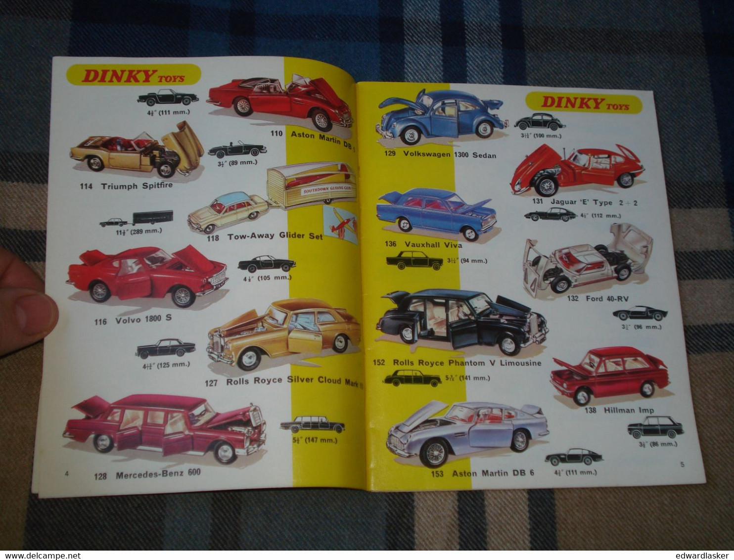 Catalogue Original DINKY TOYS 1969 - N°5 - Voitures Miniatures - Catálogos