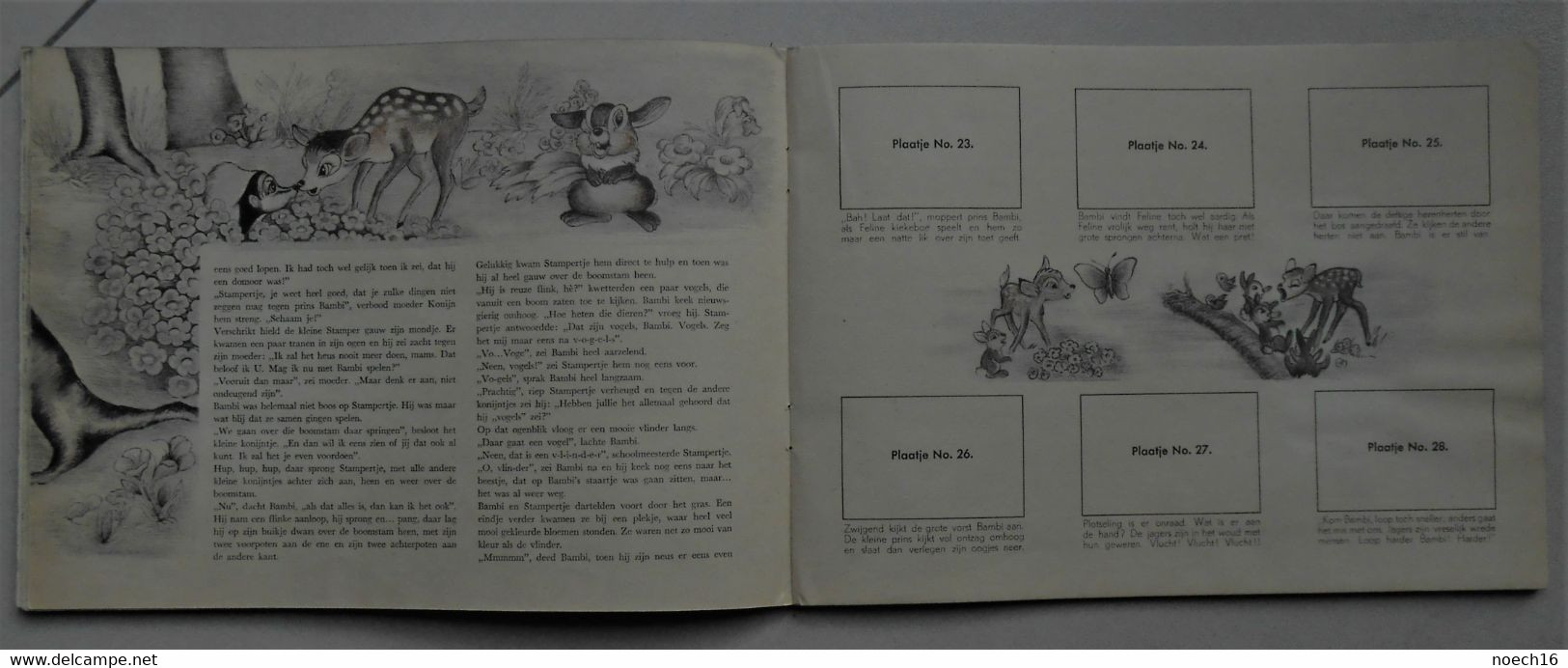 Album Chromos INCOMPLET - Bambi, Walt Disney - Uitgave "Margriet", Amsterdam - Sammelbilderalben & Katalogue