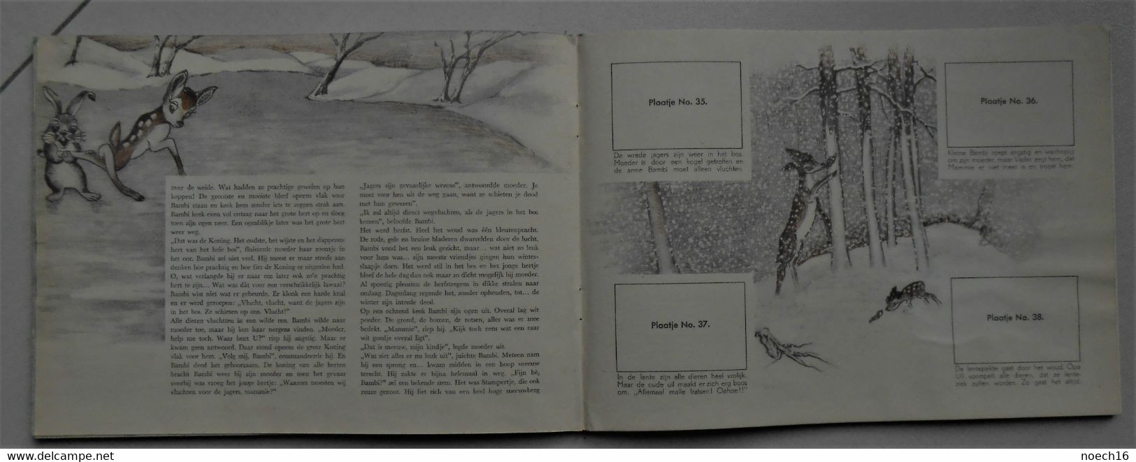 Album Chromos INCOMPLET - Bambi, Walt Disney - Uitgave "Margriet", Amsterdam - Albums & Catalogues