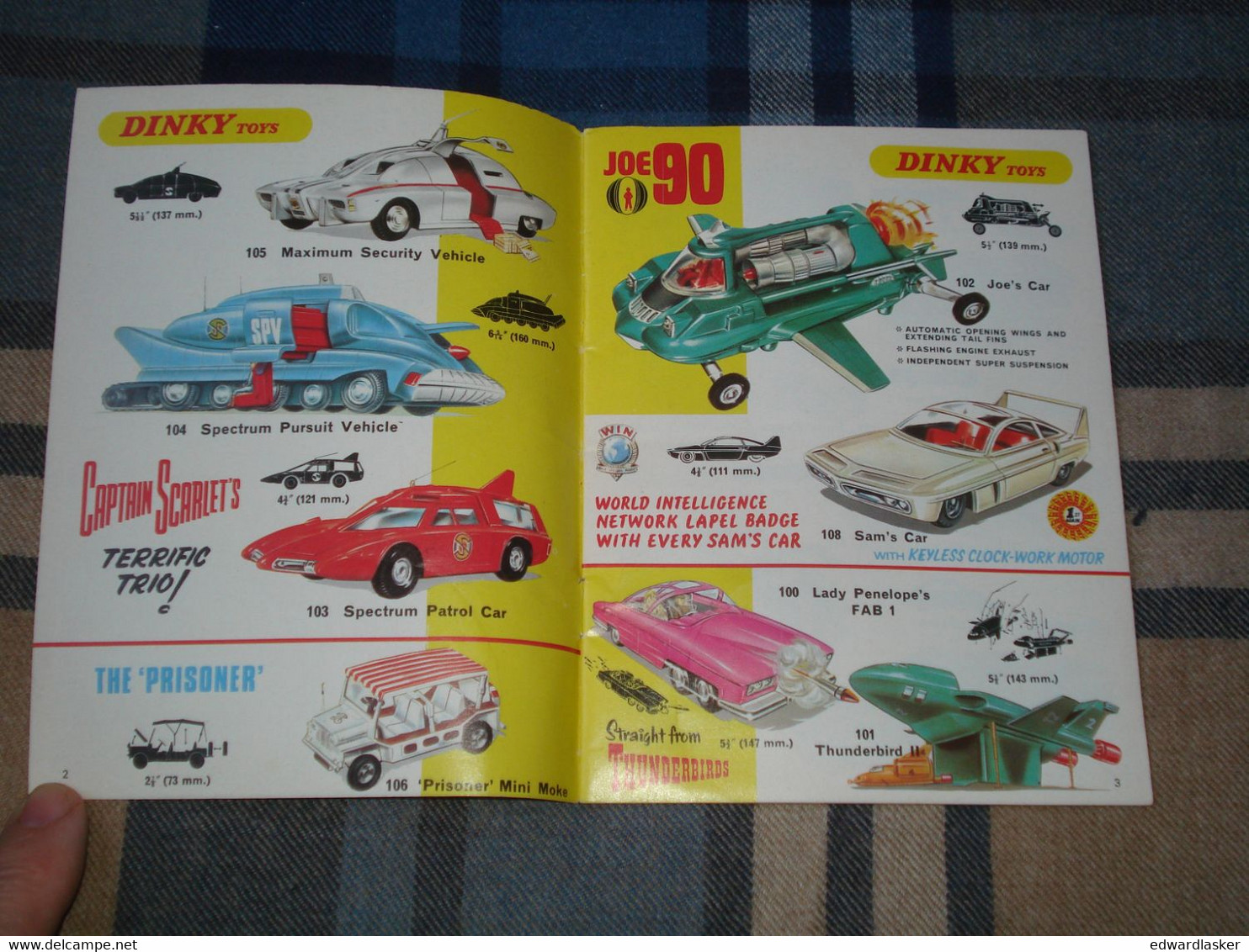 Catalogue Original DINKY TOYS 1970 - N°6 - Voitures Miniatures - Catalogues