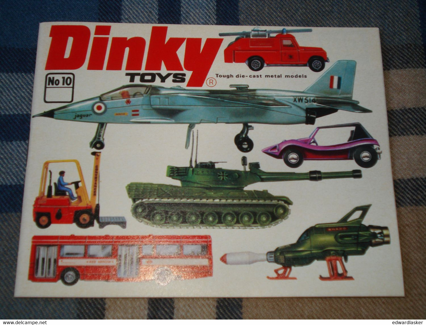 Catalogue Original DINKY TOYS 1974 - N°10 - Voitures Miniatures - Catalogues