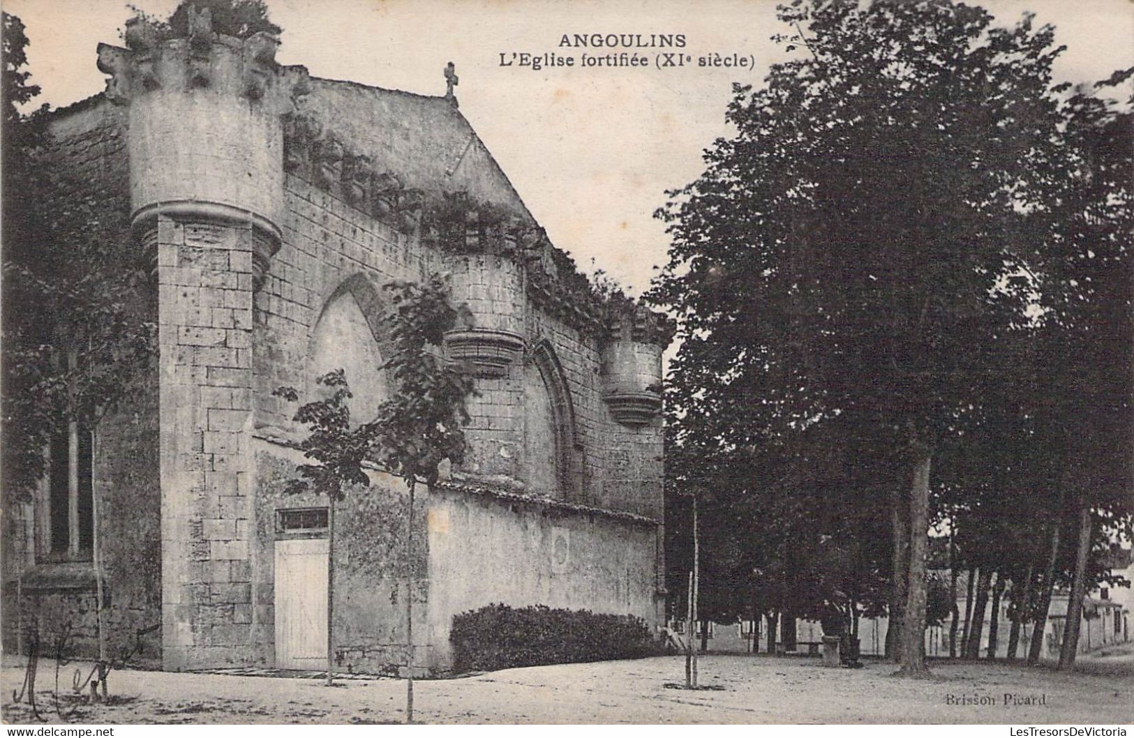 CPA - 17 - ANGOULINS - L'Eglise Fortifiée - Angoulins