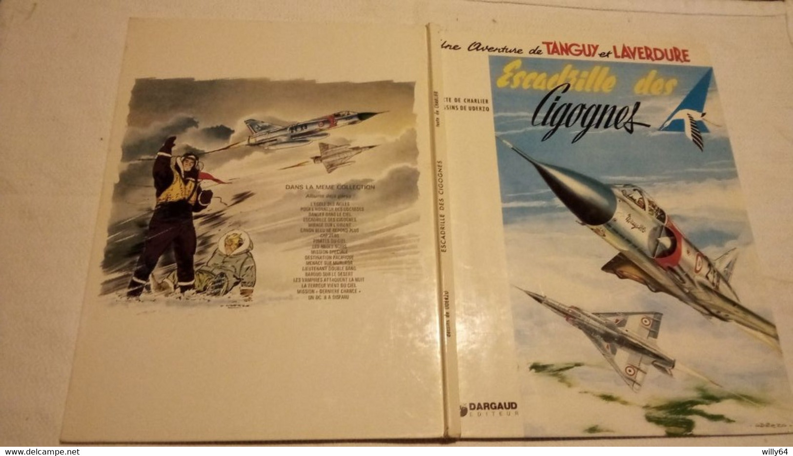 TANGUY Et LAVERDURE  Escadrille Des Cigognes 1976  Editions: DARGAUD   TBE - Tanguy Et Laverdure