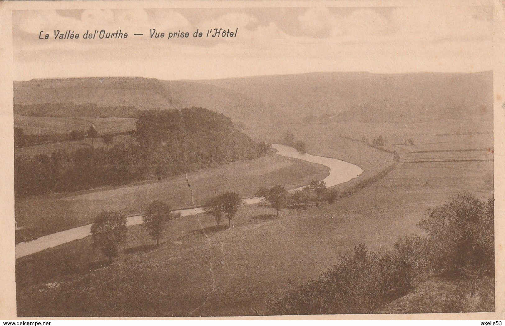 Hamoir Belgique (6579) Vallée De L'Ourthe - Vue Prise De L'Hôtel - Hamoir