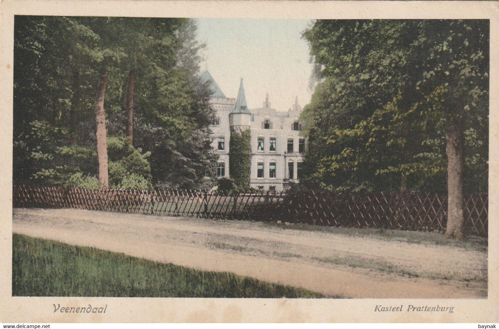 NL107  --  VEENENDAAL  --  KASTEEL  PRATTENBURG  --  STEMPEL AMSTERDAM - NIJMEGEN  1918 - Veenendaal