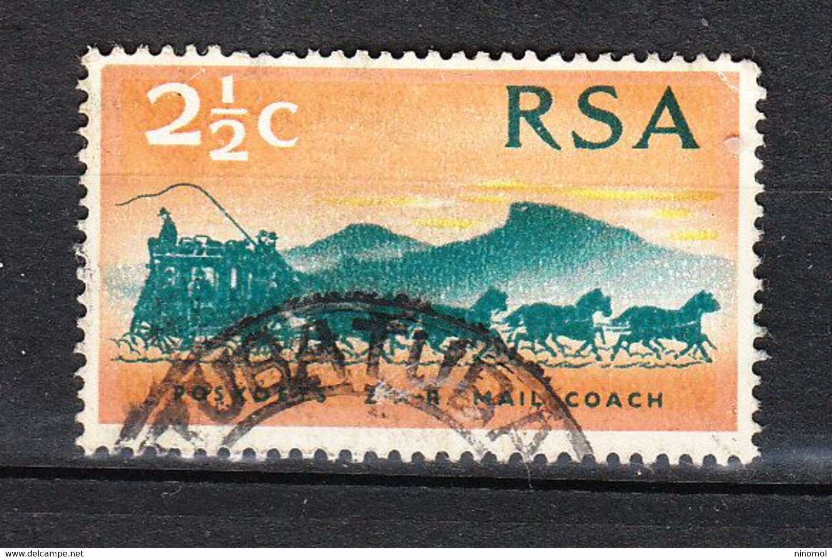 Sud Africa   -   1969.  Diligenza Ad 8 Cavalli.  Diligence To 8 Horses. - Diligences