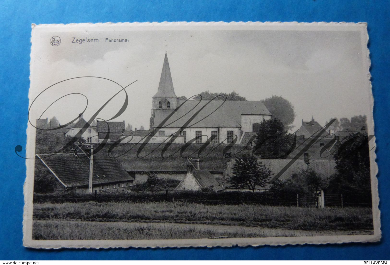 Zegelsem Panorama Met Kerk-1963 - Brakel