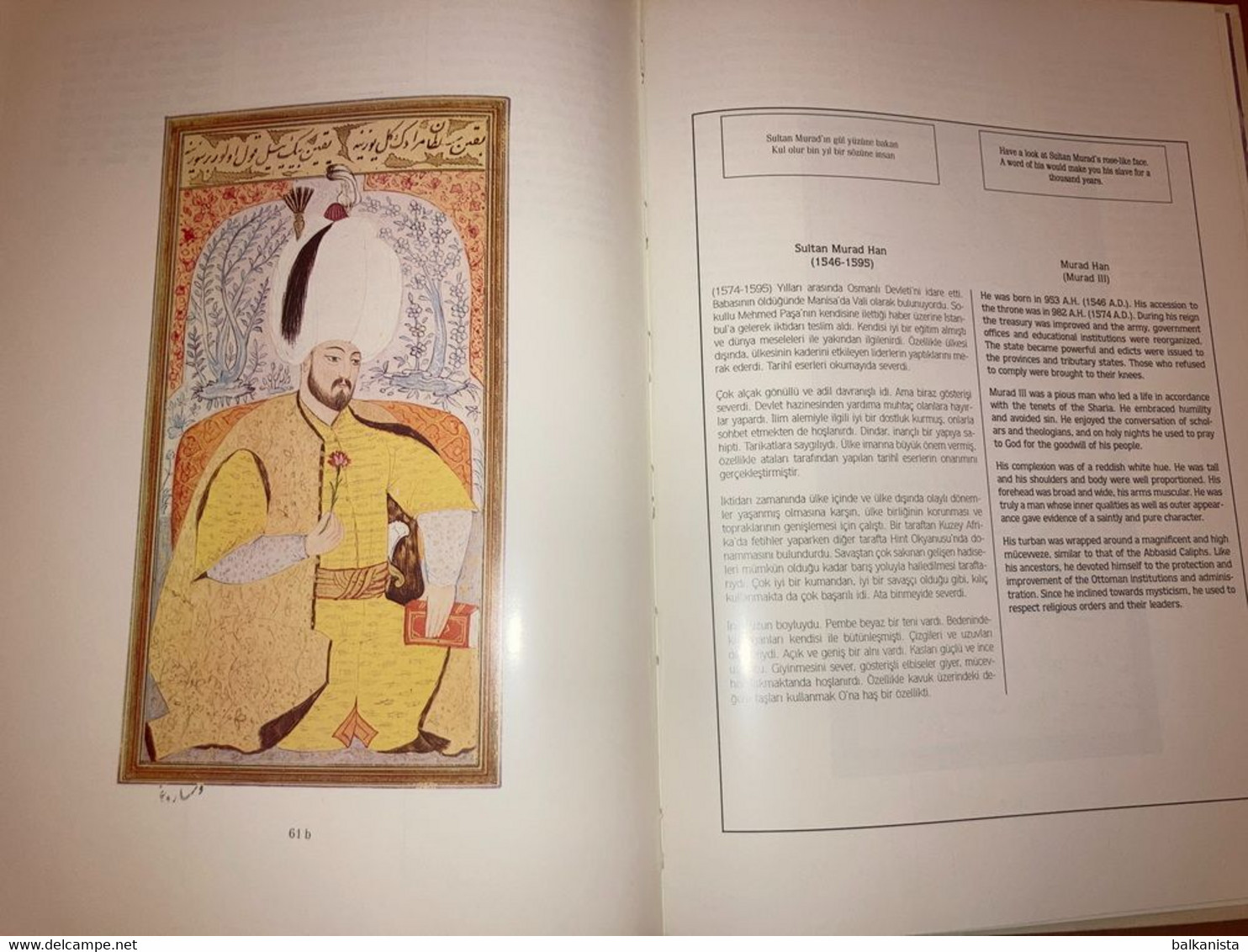 Human Physiognomy or The Features of the Ottomans Facsimile Turkish English