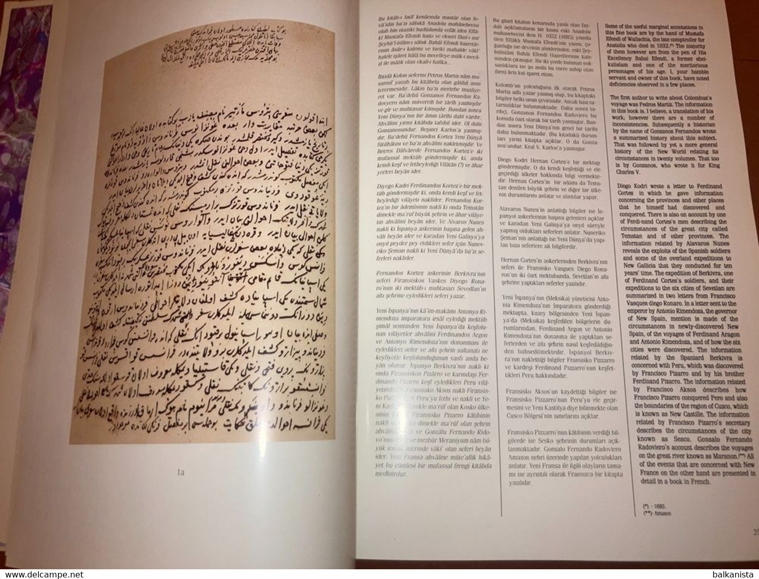 History Of The West Indies Known As The New Hadith Facsimile Turkish English - Nahost