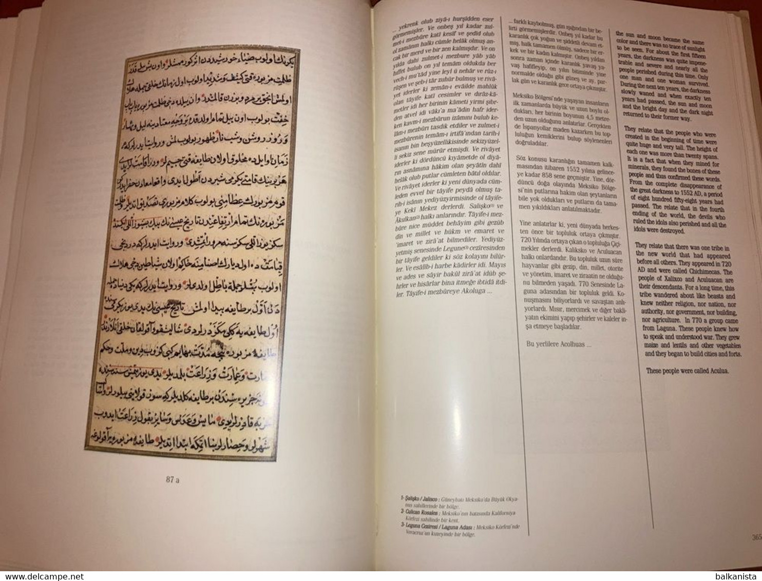 History Of The West Indies Known As The New Hadith Facsimile Turkish English