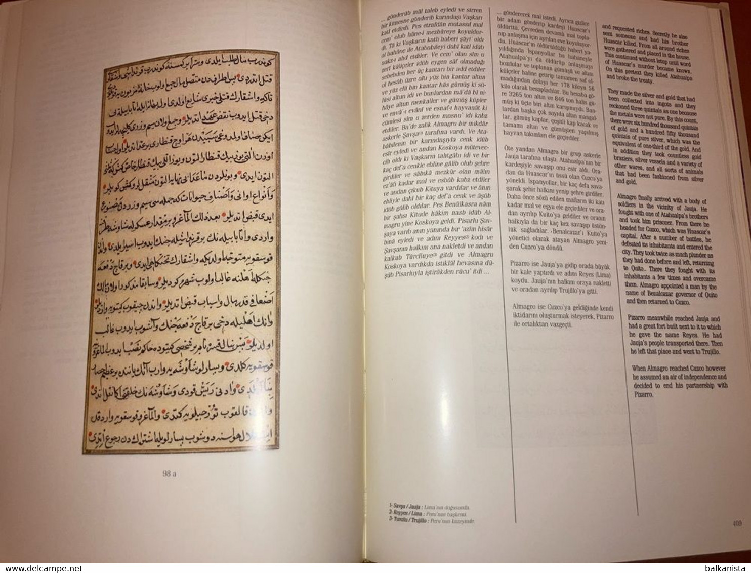 History Of The West Indies Known As The New Hadith Facsimile Turkish English