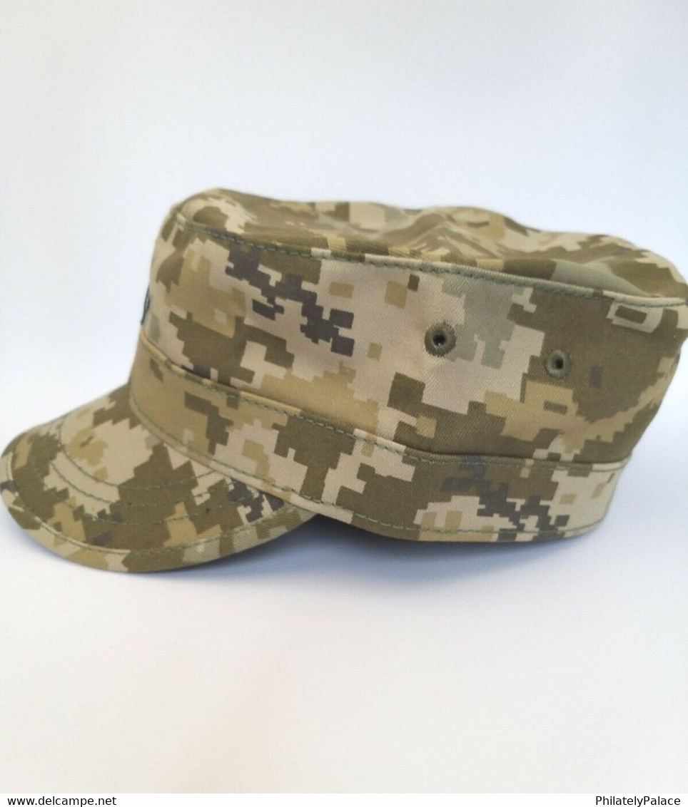 UKRAINE Ukrainian Military Army Uniform Camo Hat Cap Ukraine NEW Size 58 (**) Only 1 Avaliable - Casques & Coiffures