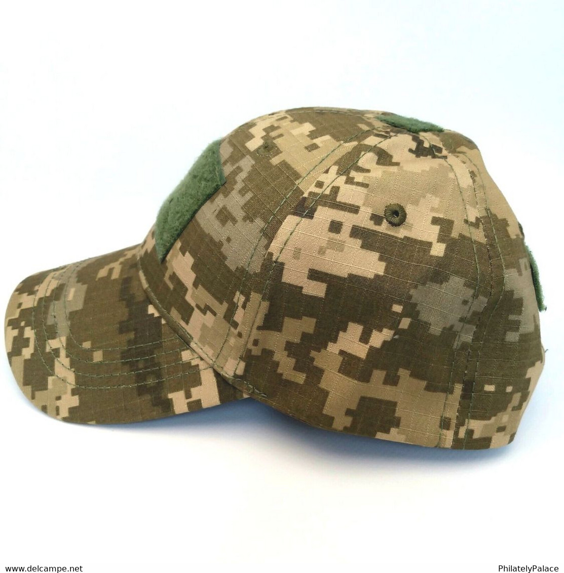 UKRAINE Ukrainian Military Army Tactical Hat Cap With Patch "Trident" Camo Size 58(L) (**) Only 1 Avaliable - Casques & Coiffures