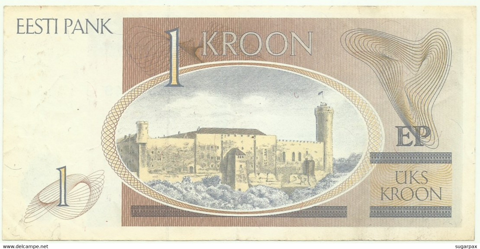 Estonia - 1 Kroon - 1992 - Pick 69 - Série AD - Estonie