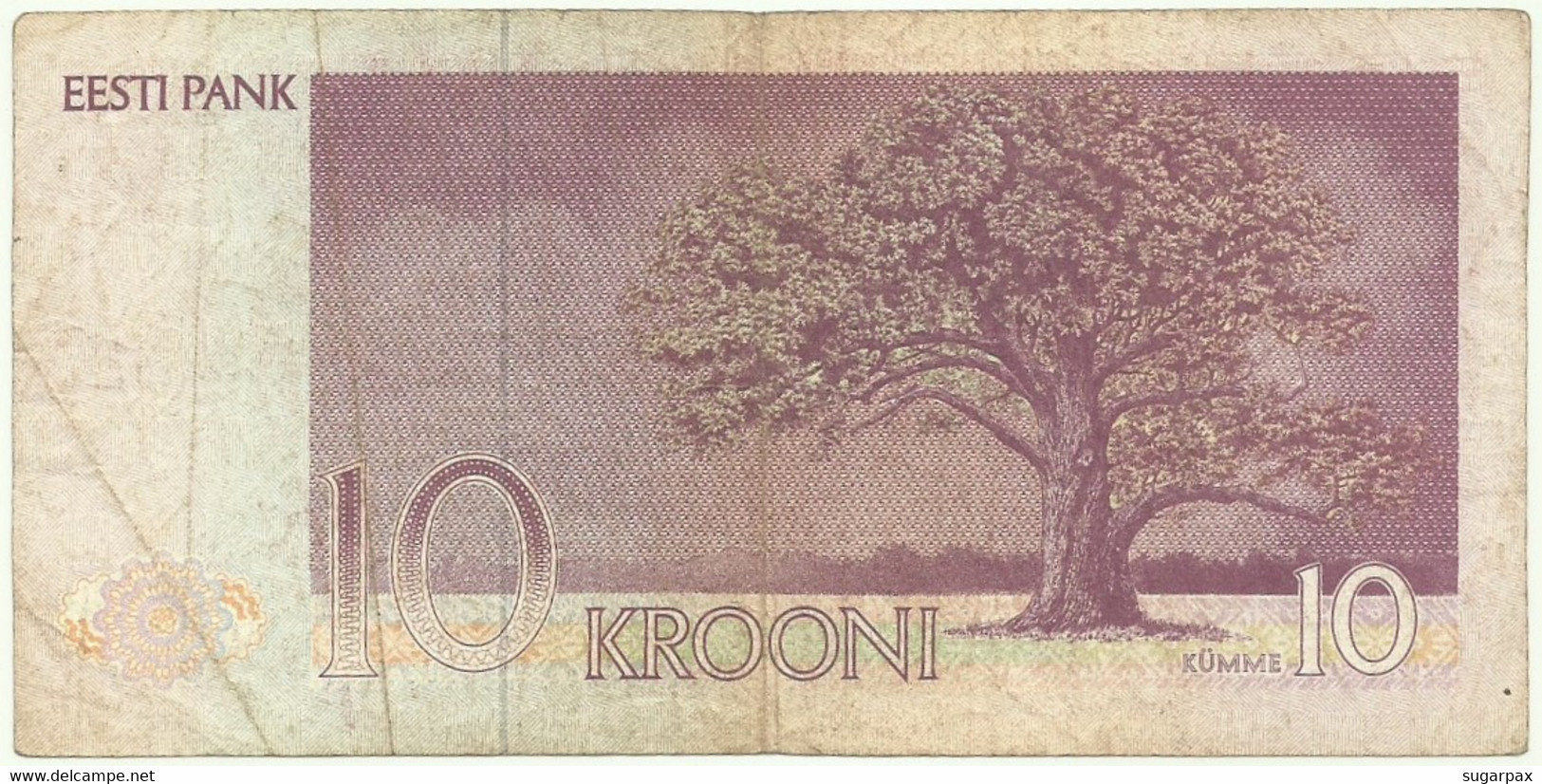 Estonia - 10 KroonI - 1991 ( 1992 ) - Pick 72.a - Série AN - Estonia